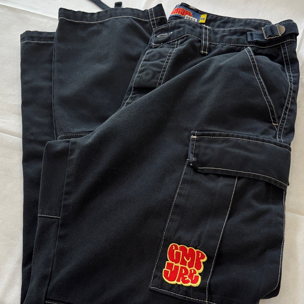 Empyre Dark Gray Cargo Pants for Men